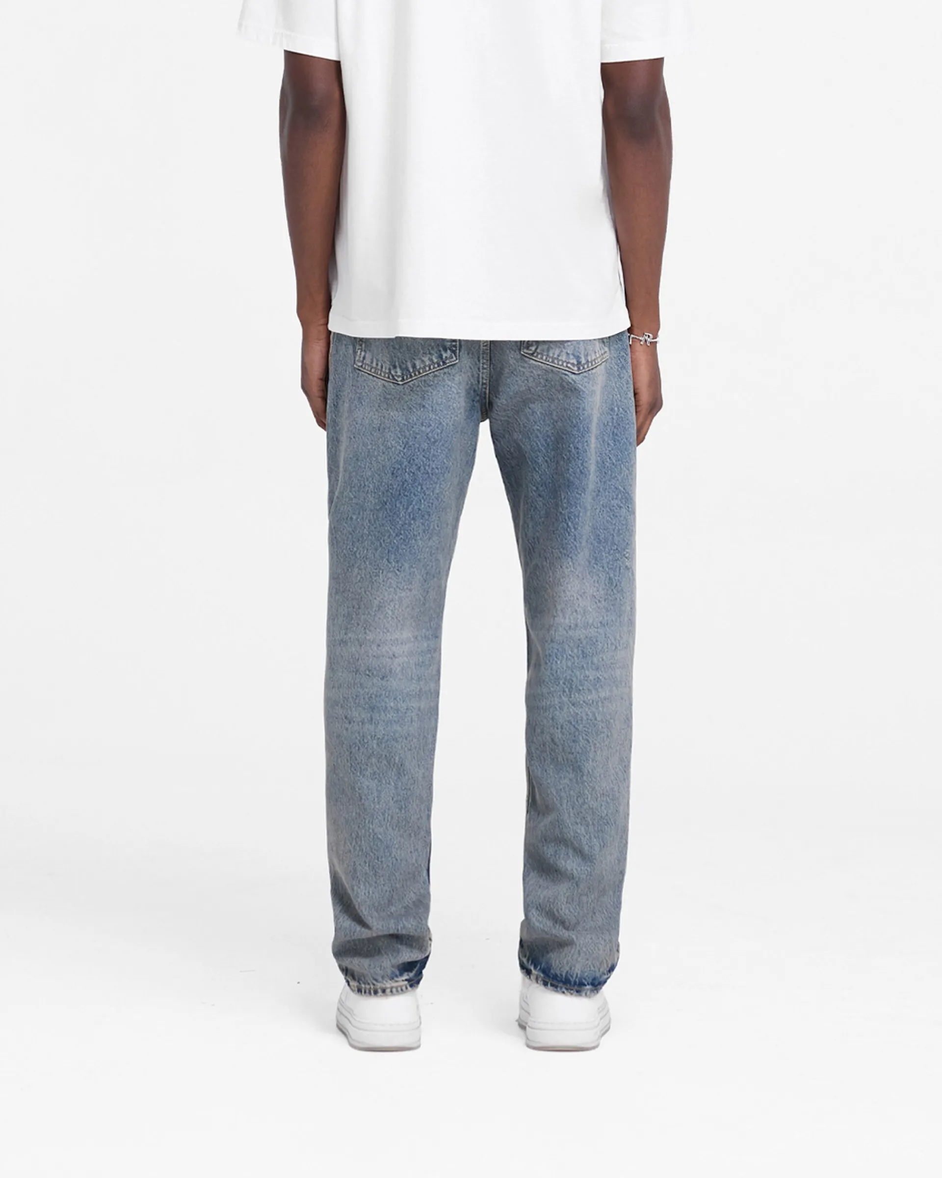 Represent R2 Straight Leg Denim - Mid Blue> Denim
