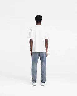 Represent R2 Straight Leg Denim - Mid Blue><noscript><img width=
