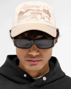Represent Raceway Cap - Antique White Barley><noscript><img width=