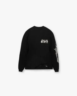 Represent Raceway Long Sleeve T-Shirt - Jet Black> T-Shirts