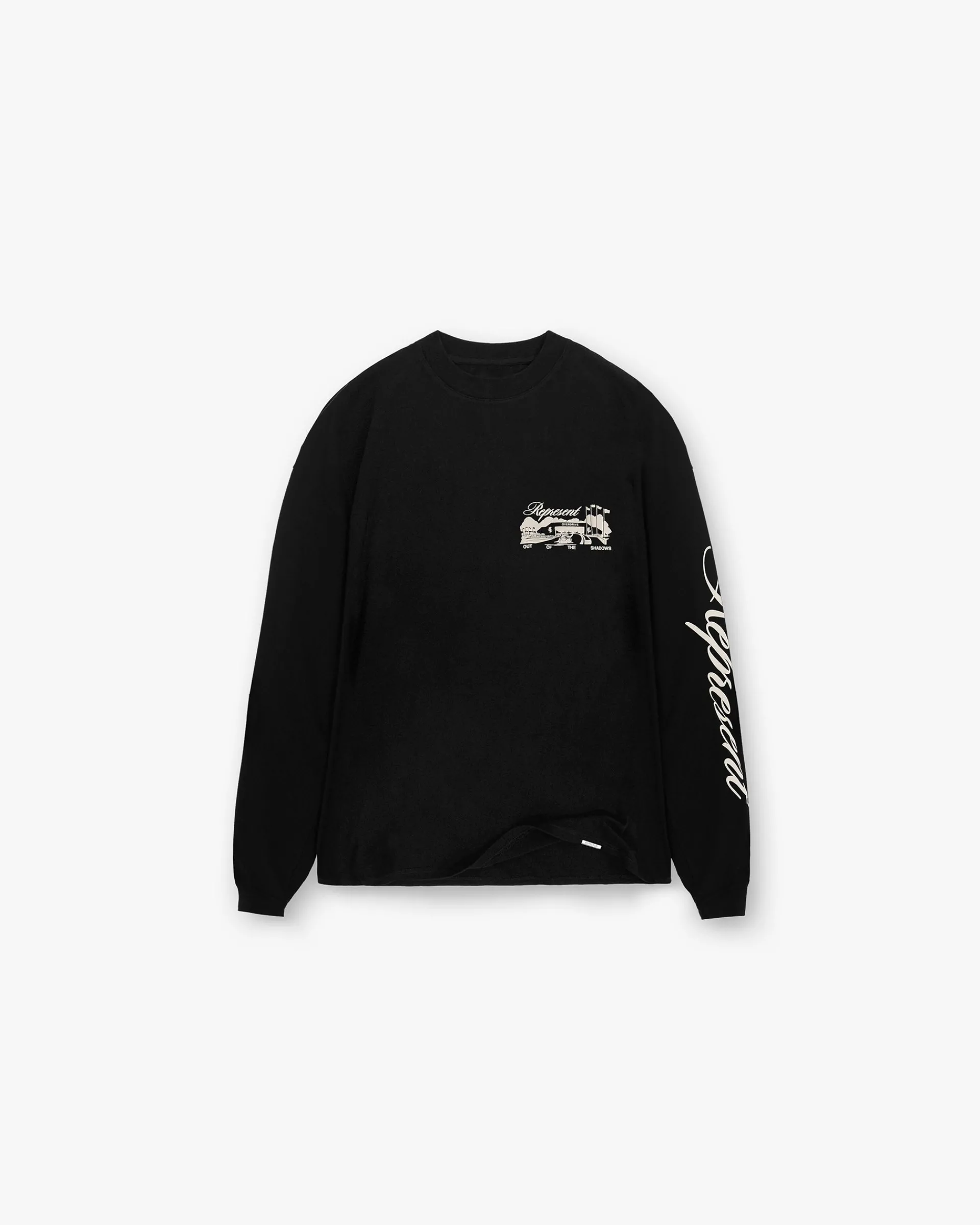 Represent Raceway Long Sleeve T-Shirt - Jet Black> T-Shirts