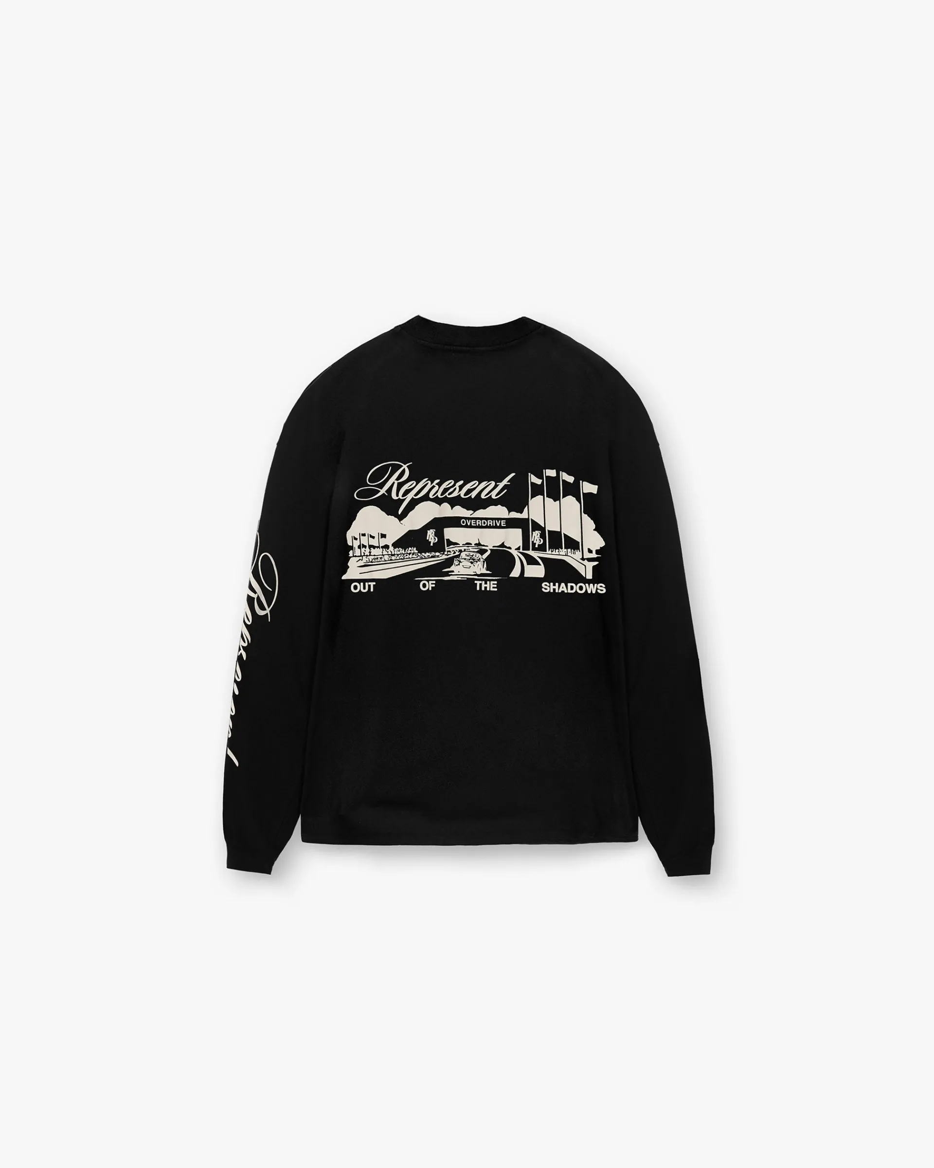 Represent Raceway Long Sleeve T-Shirt - Jet Black> T-Shirts