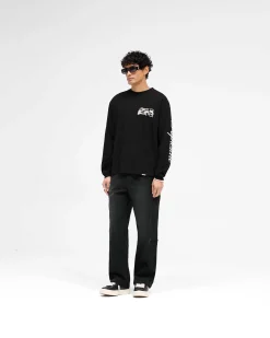 Represent Raceway Long Sleeve T-Shirt - Jet Black><noscript><img width=
