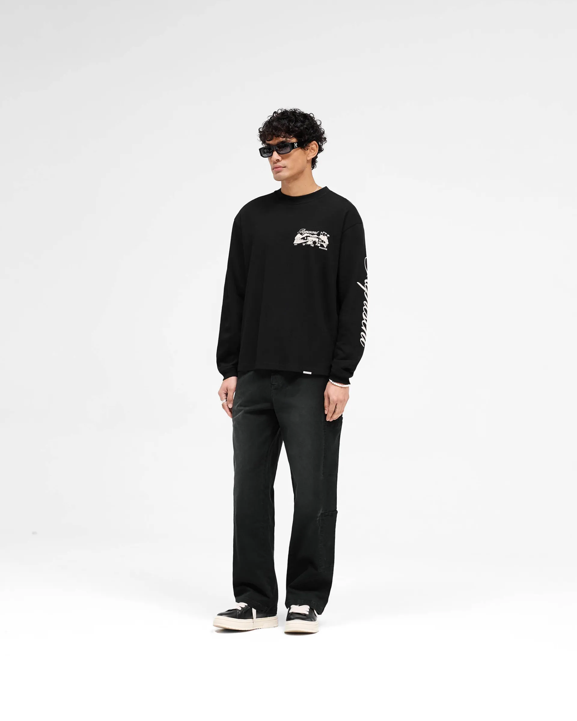 Represent Raceway Long Sleeve T-Shirt - Jet Black> T-Shirts