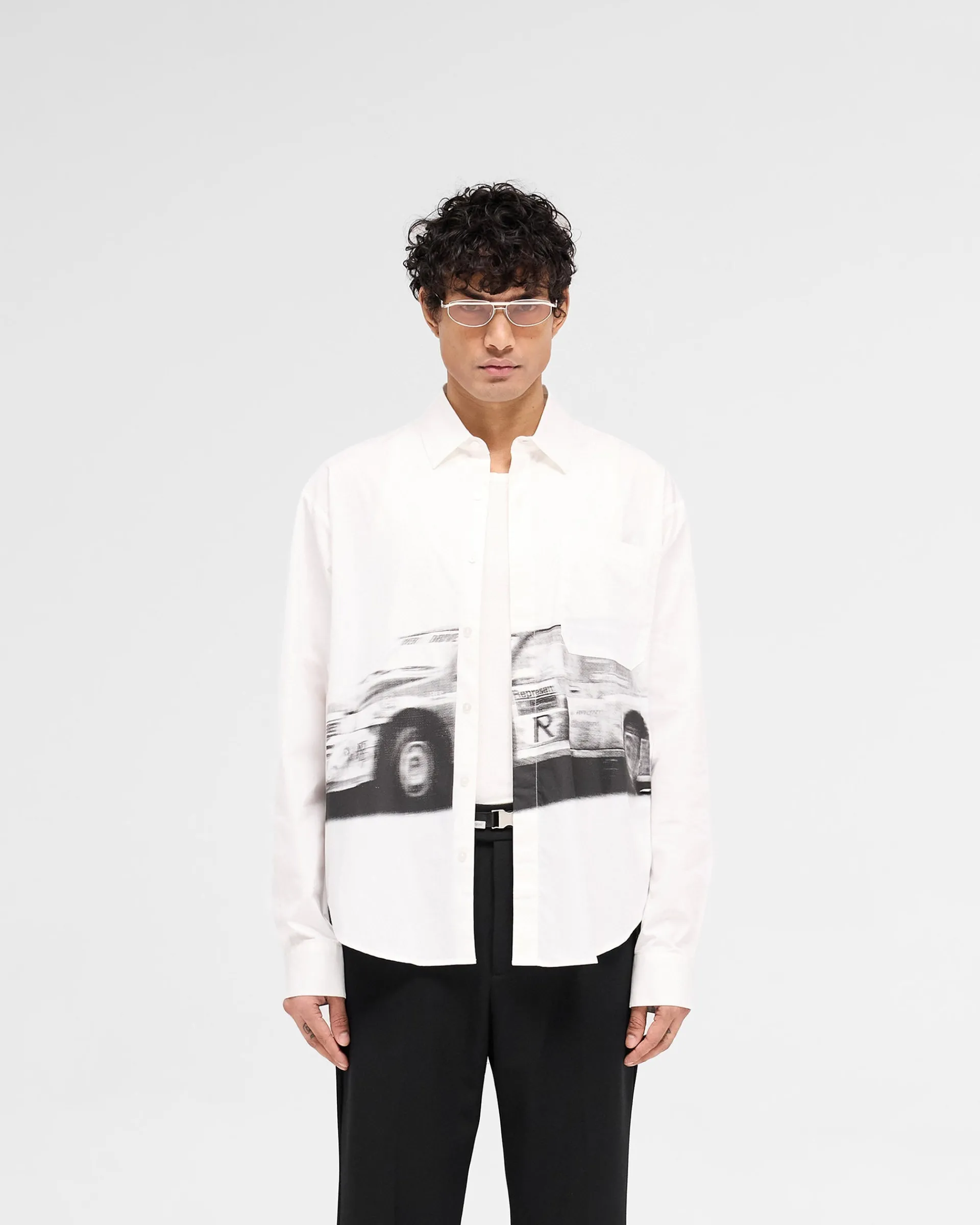 Represent Raceway Shirt - Off White> Shirts