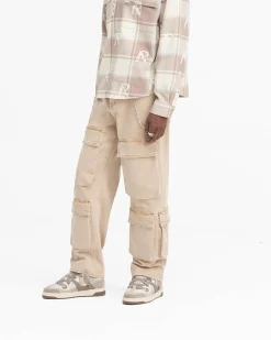 Represent R3Ca Cargo Denim - Dirt Cashmere> Denim