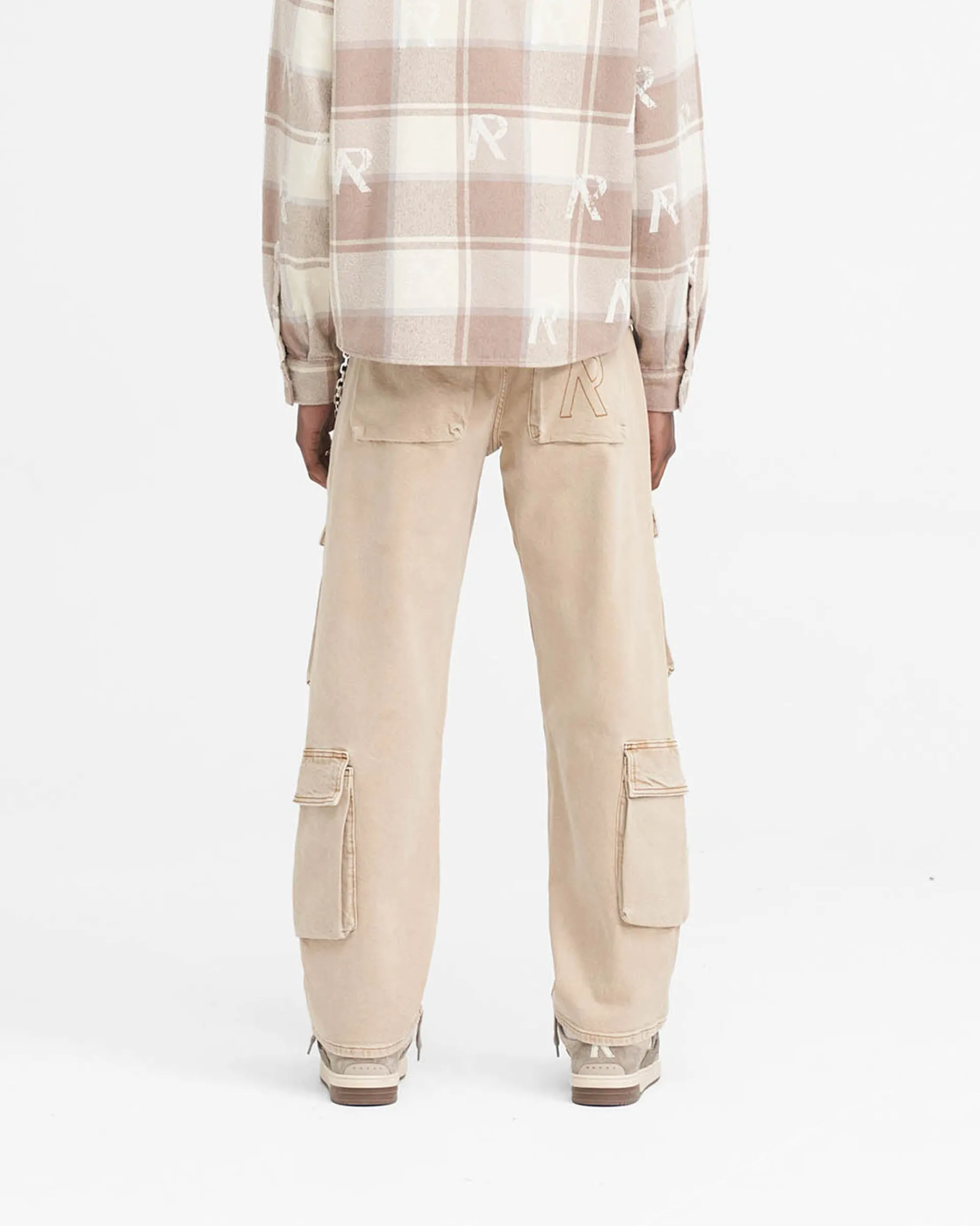 Represent R3Ca Cargo Denim - Dirt Cashmere> Denim
