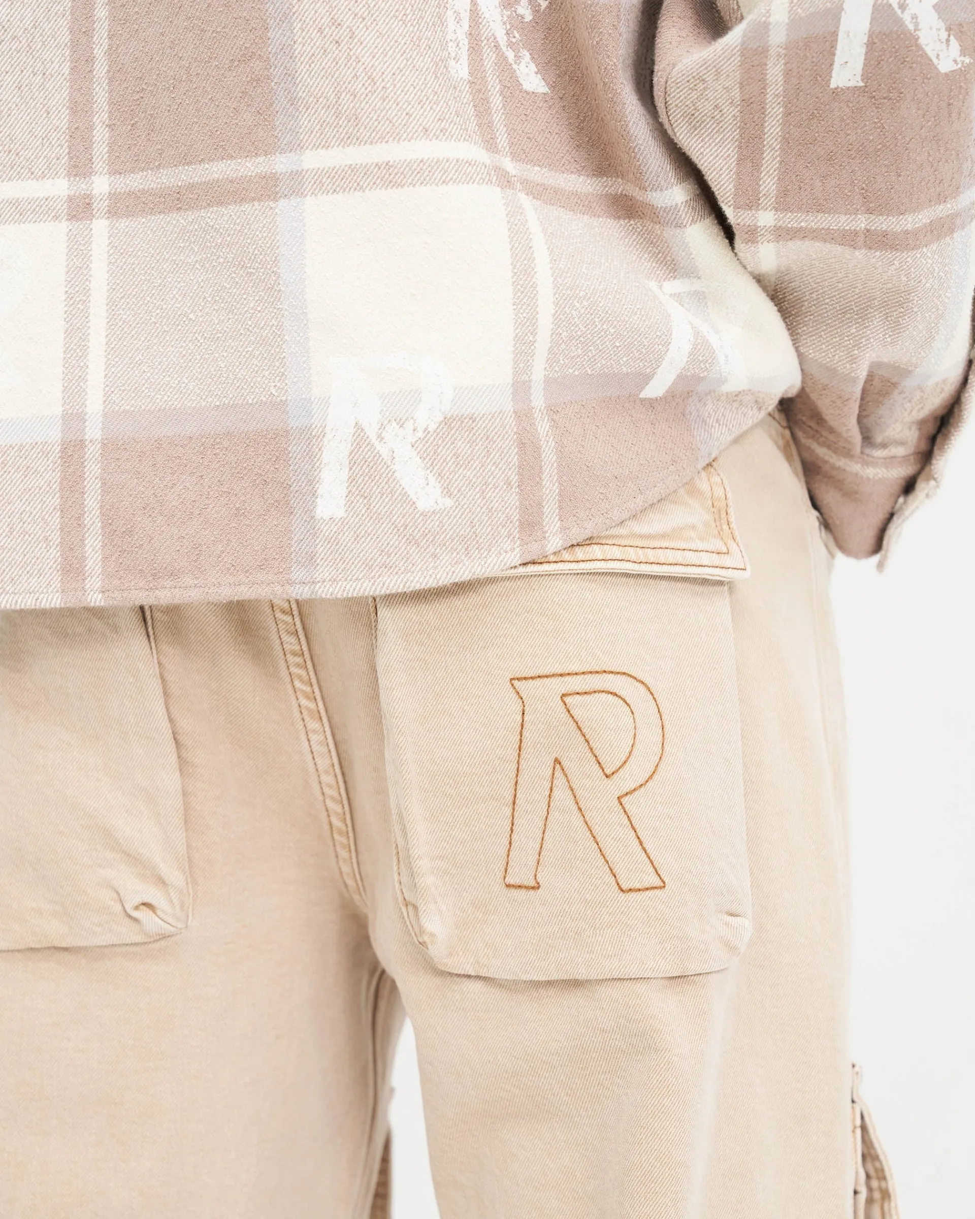 Represent R3Ca Cargo Denim - Dirt Cashmere> Denim