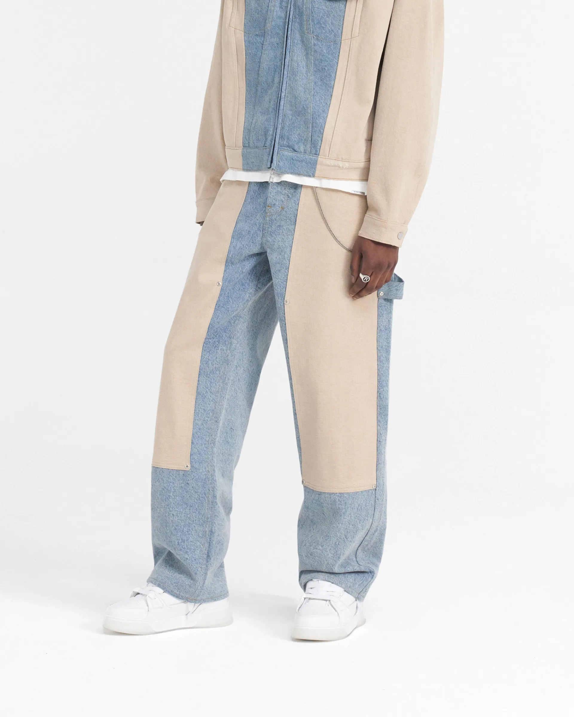 Represent R3C-V2 Colour Block Carpenter Denim -> Denim
