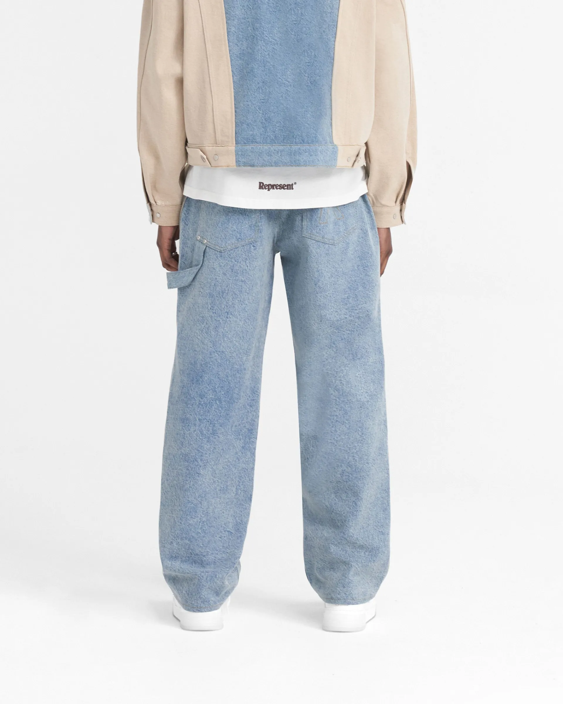 Represent R3C-V2 Colour Block Carpenter Denim -> Denim