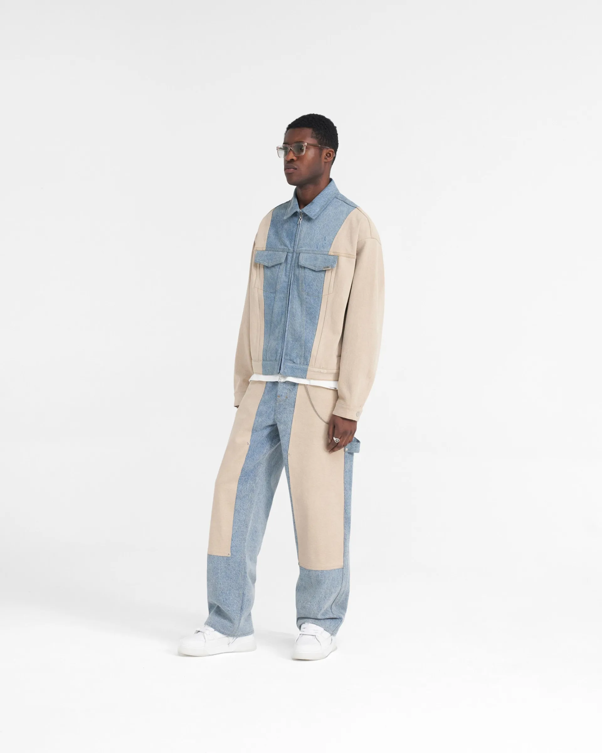 Represent R3C-V2 Colour Block Carpenter Denim -> Denim
