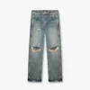 Represent R3D Destroyer Baggy Denim - Blue Cream> Denim