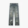 Represent R3D Double Destroyer Baggy Denim - Blue Cream> Denim