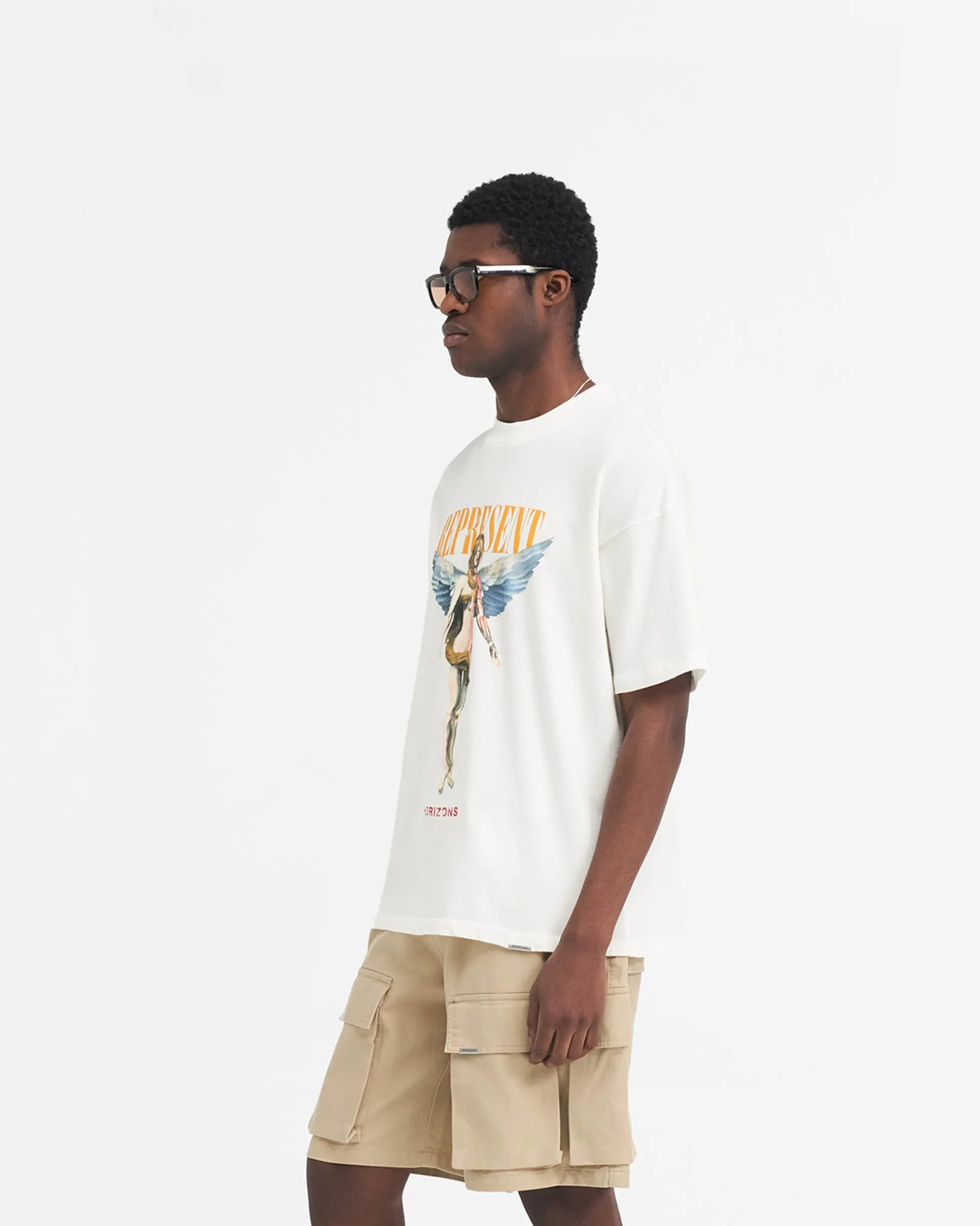 Represent Reborn T-Shirt - Flat White> T-Shirts
