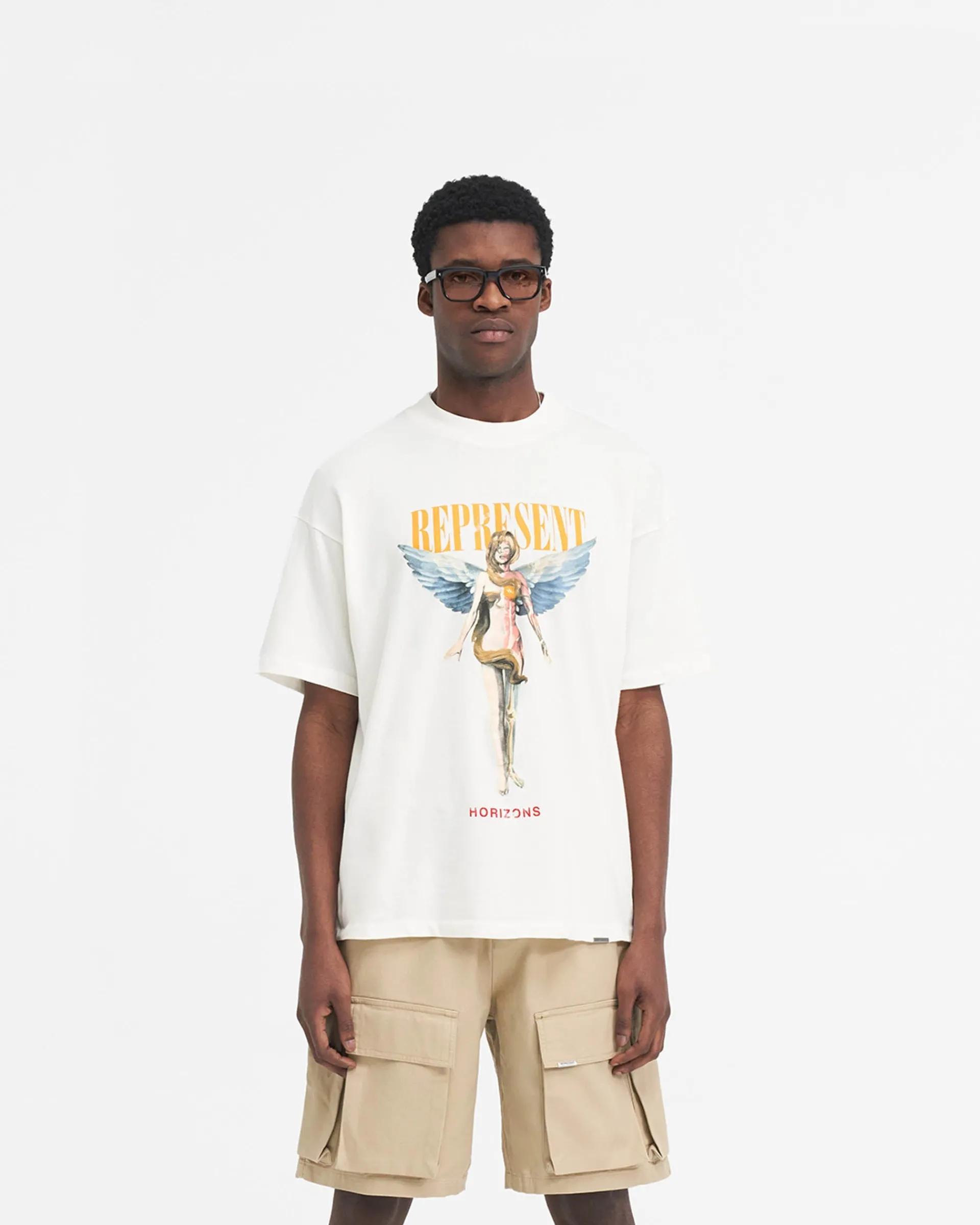 Represent Reborn T-Shirt - Flat White> T-Shirts