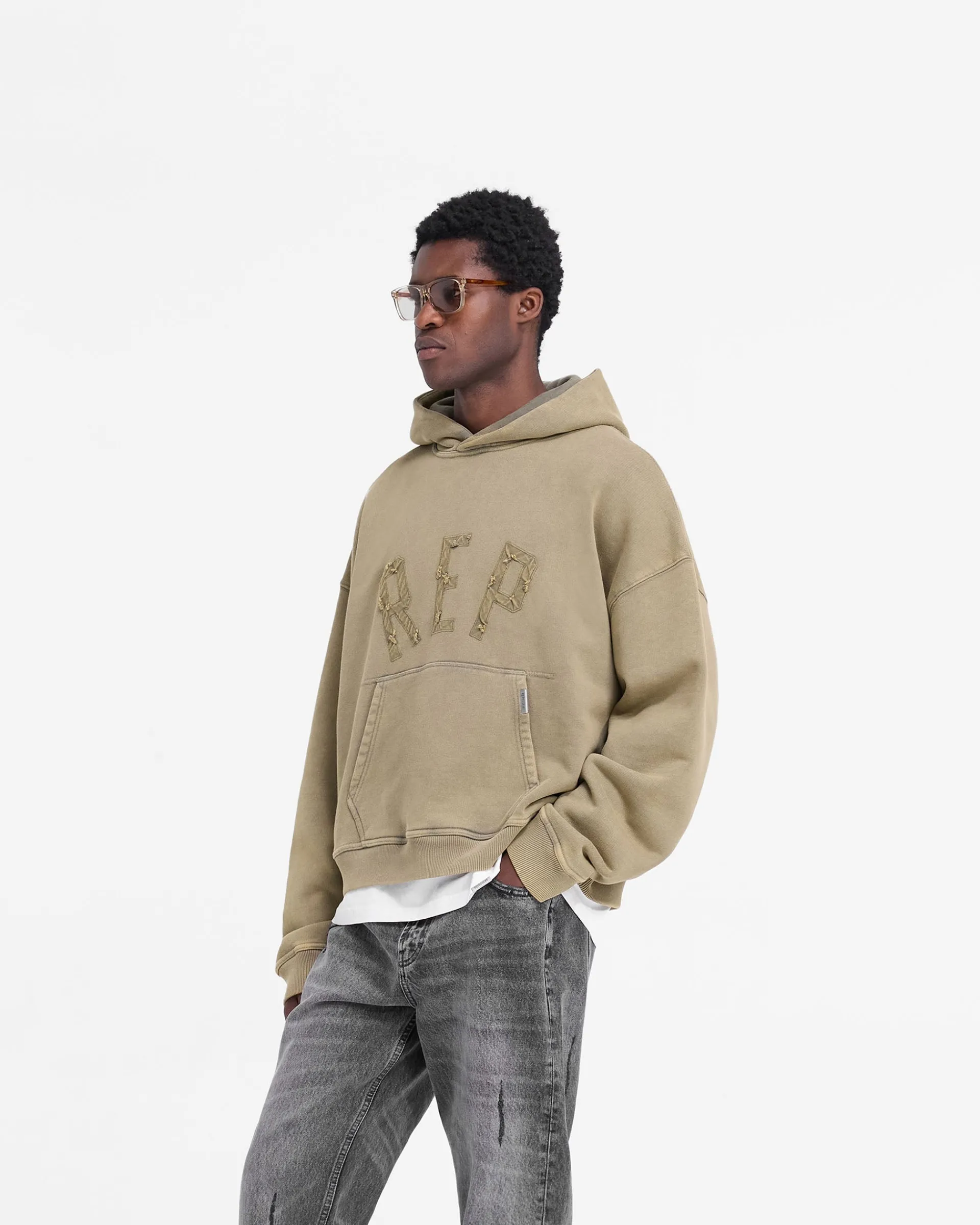 Represent Rep Applique Hoodie -> Hoodies