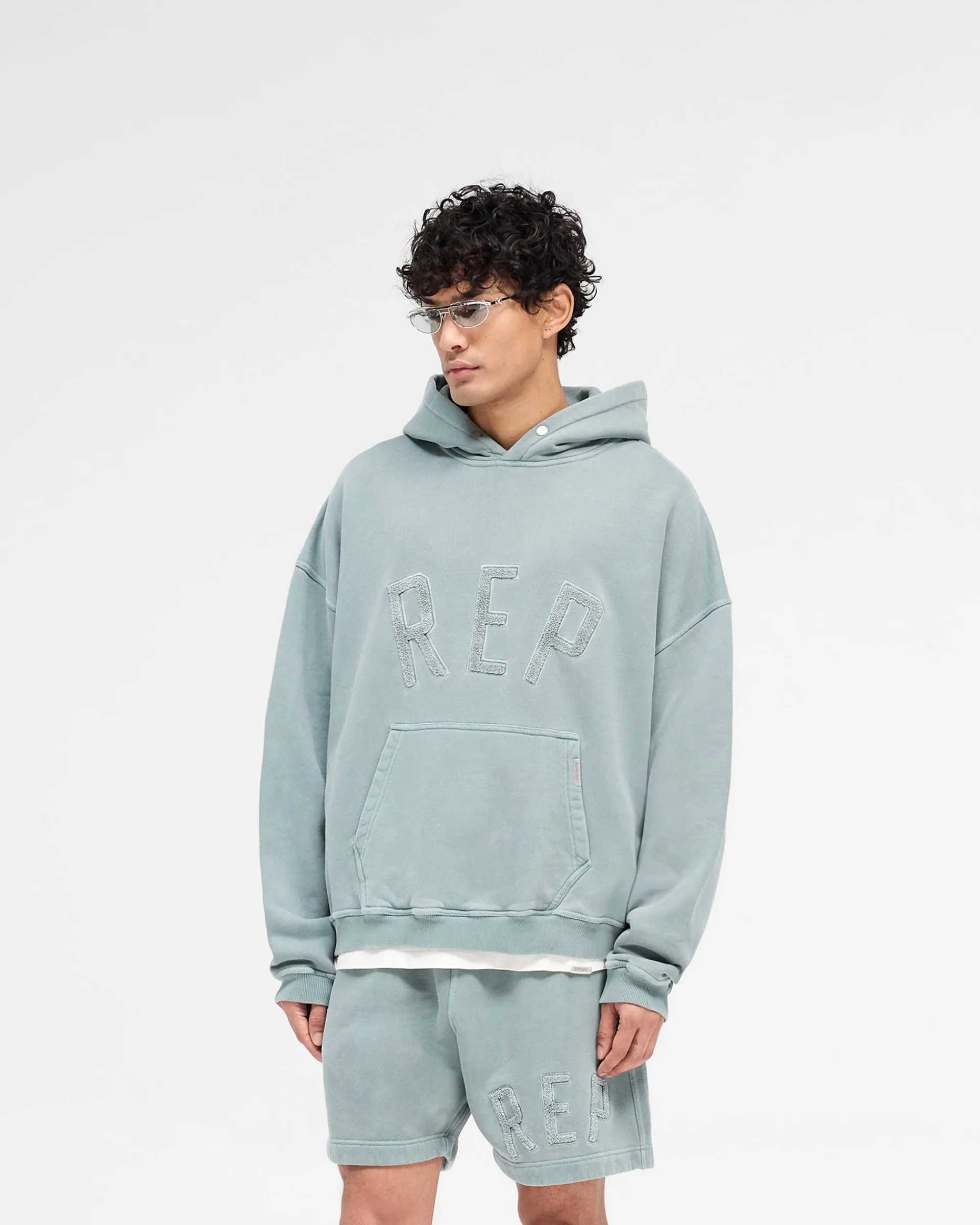 Represent Rep Applique Hoodie - Forest Green> Hoodies