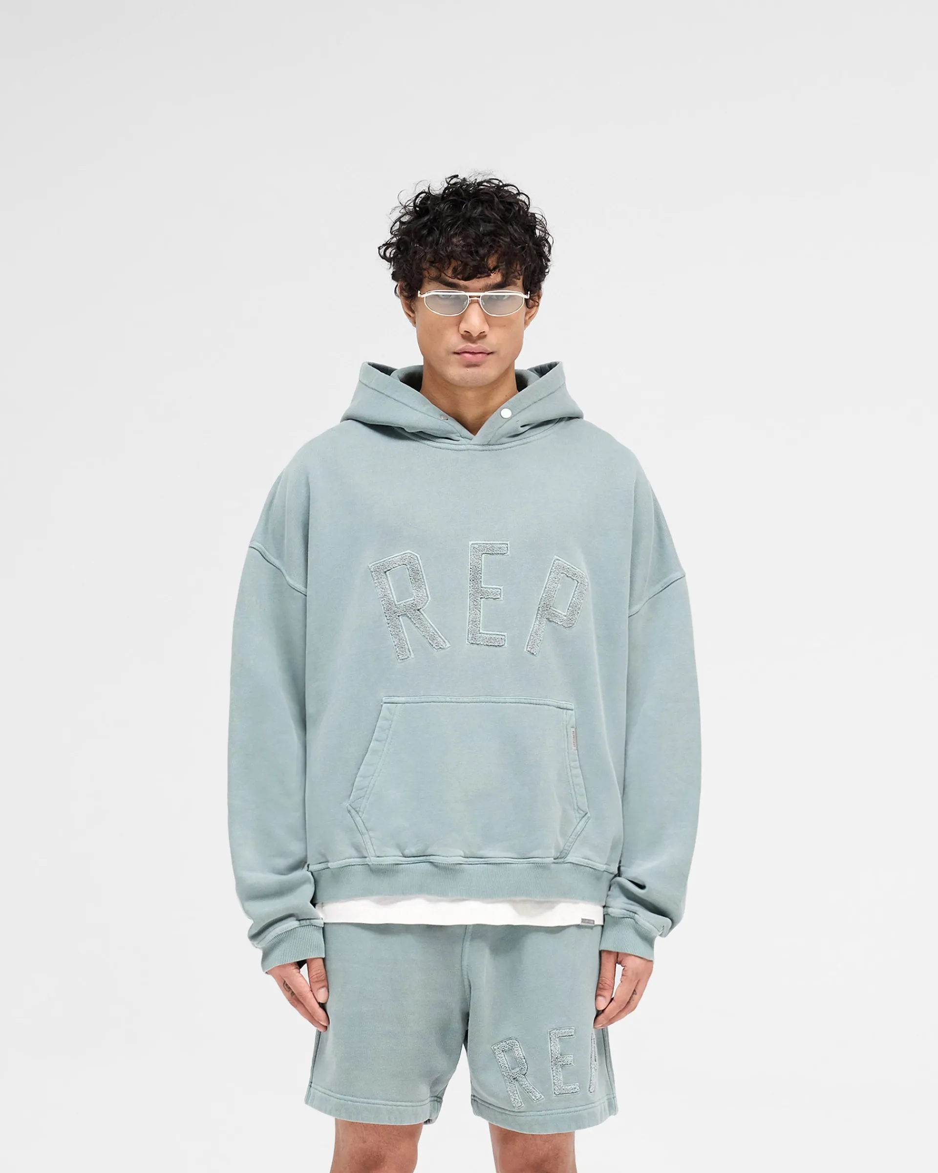 Represent Rep Applique Hoodie - Forest Green> Hoodies