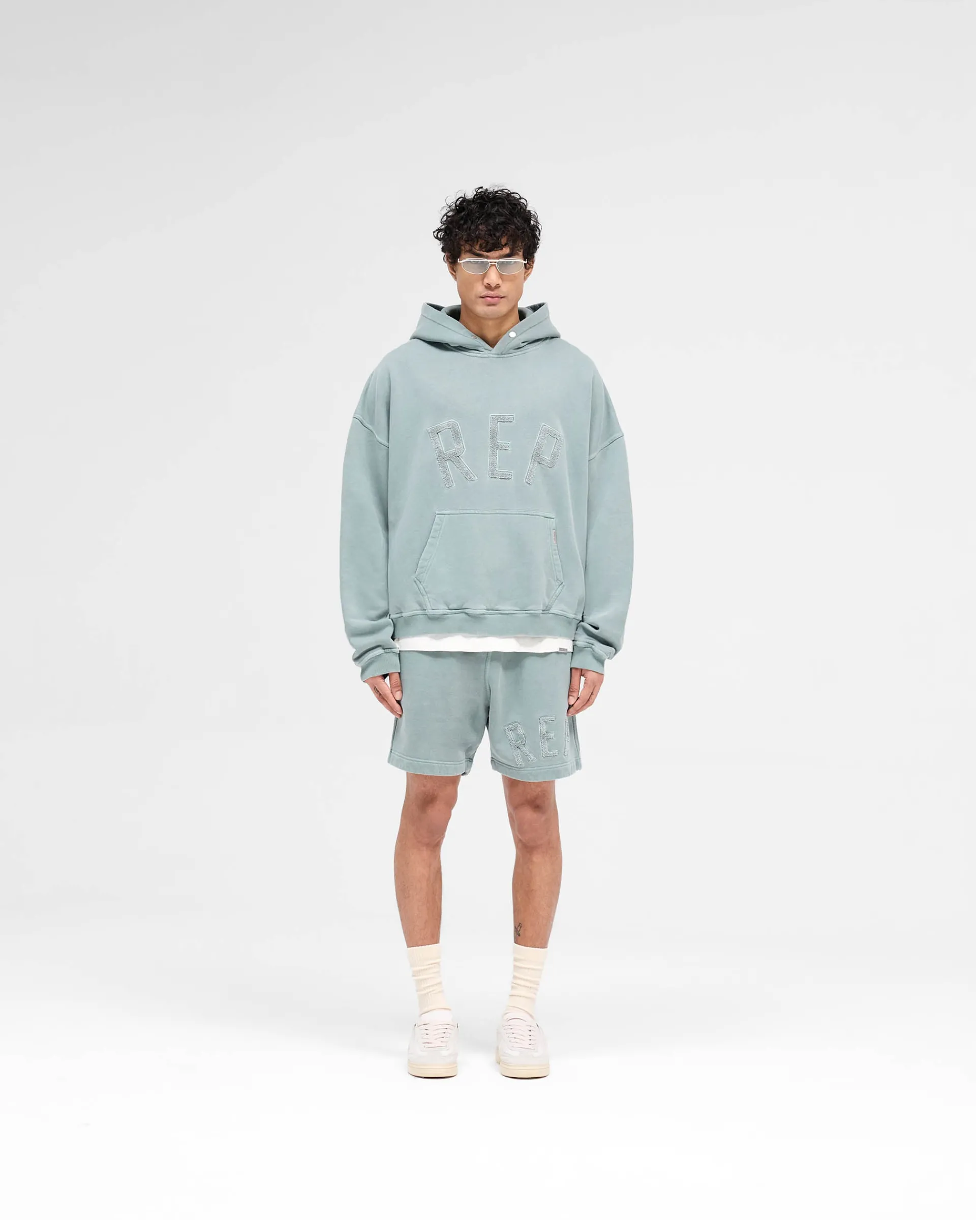 Represent Rep Applique Hoodie - Forest Green> Hoodies