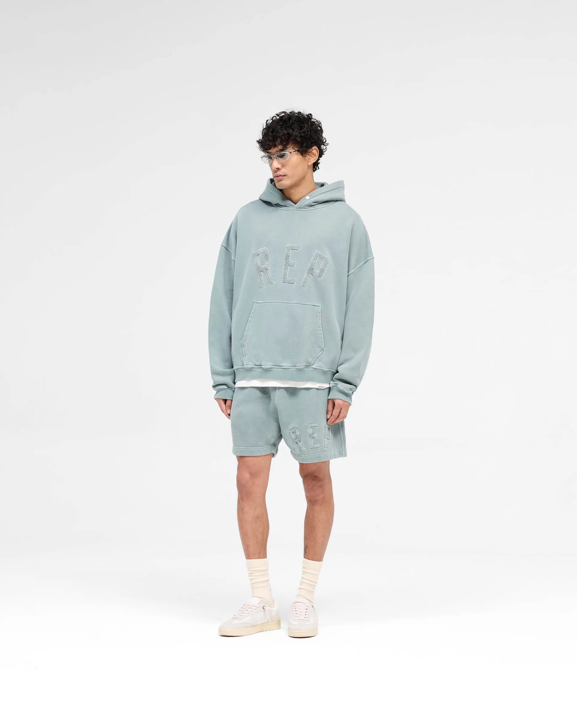 Represent Rep Applique Hoodie - Forest Green> Hoodies