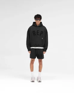 Represent Rep Applique Hoodie - Off Black><noscript><img width=