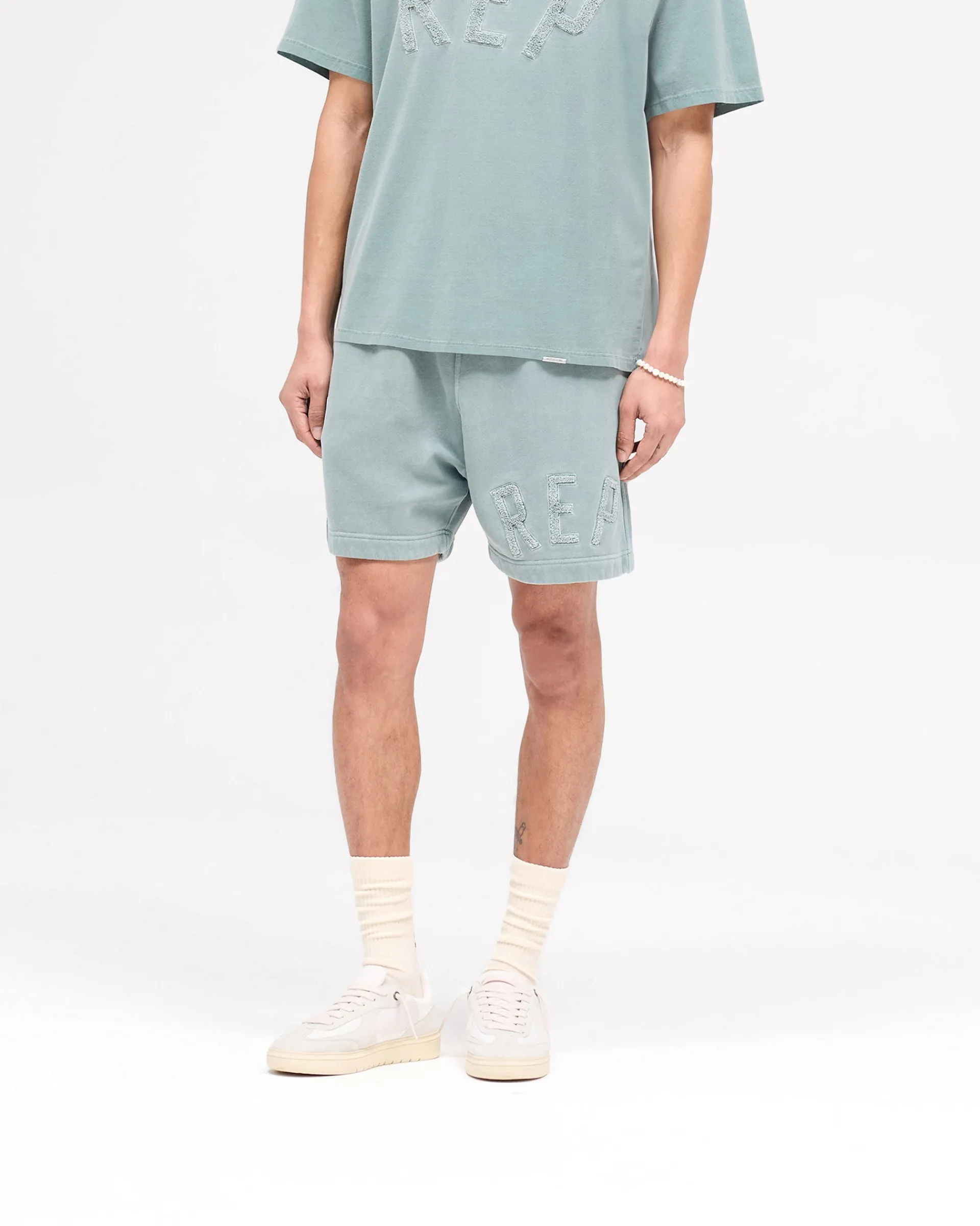 Represent Rep Applique Shorts - Forest Green> Shorts