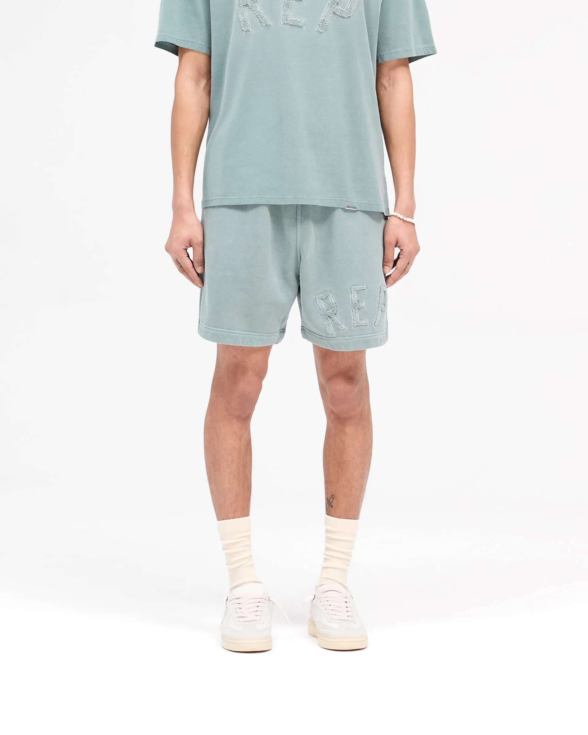 Represent Rep Applique Shorts - Forest Green> Shorts