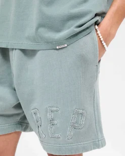 Represent Rep Applique Shorts - Forest Green><noscript><img width=