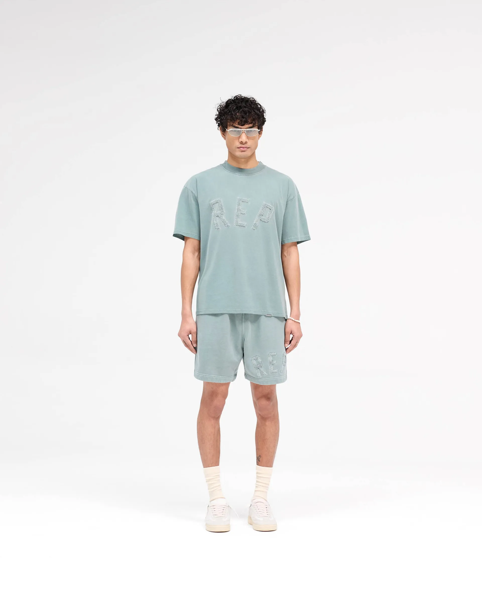 Represent Rep Applique Shorts - Forest Green> Shorts