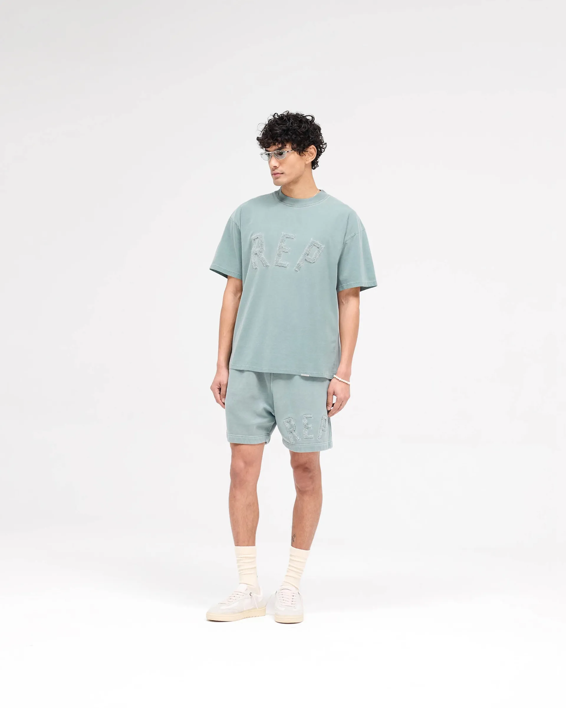 Represent Rep Applique Shorts - Forest Green> Shorts