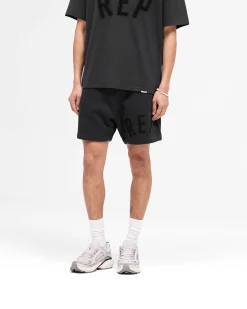 Represent Rep Applique Shorts - Off Black> Shorts
