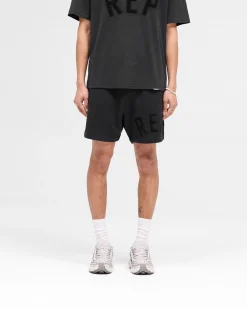 Represent Rep Applique Shorts - Off Black><noscript><img width=
