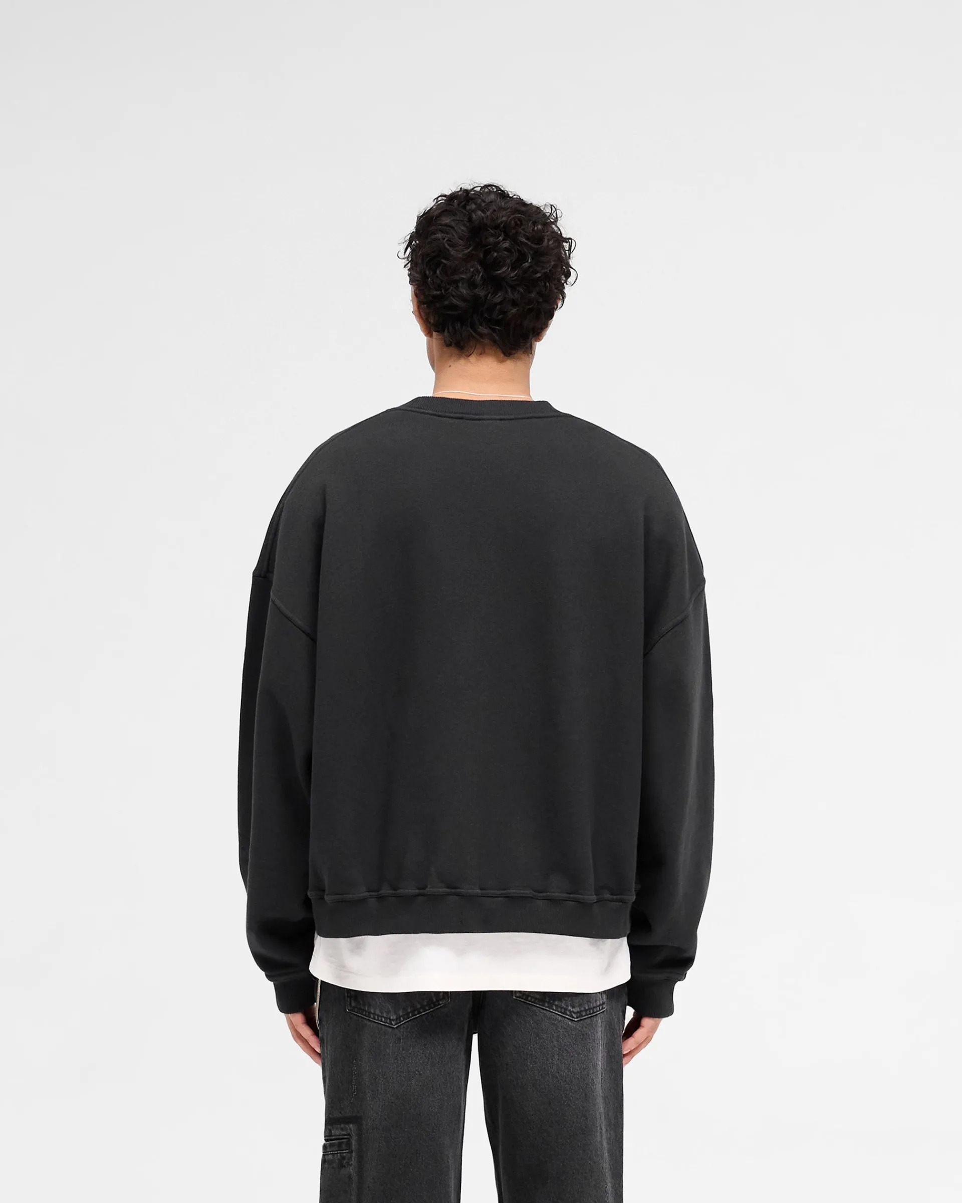 Represent Rep Applique Sweater - Off Black> Sweaters