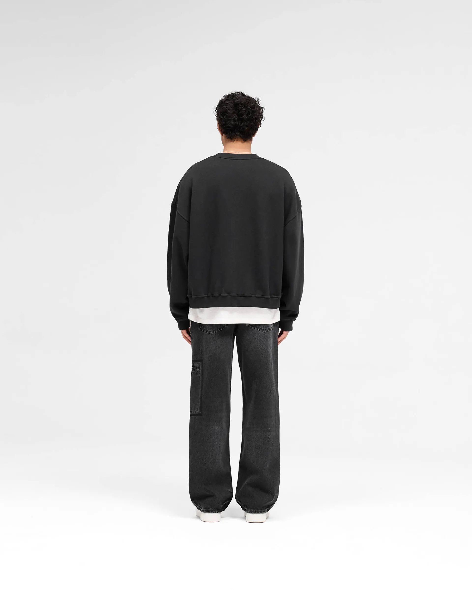 Represent Rep Applique Sweater - Off Black> Sweaters