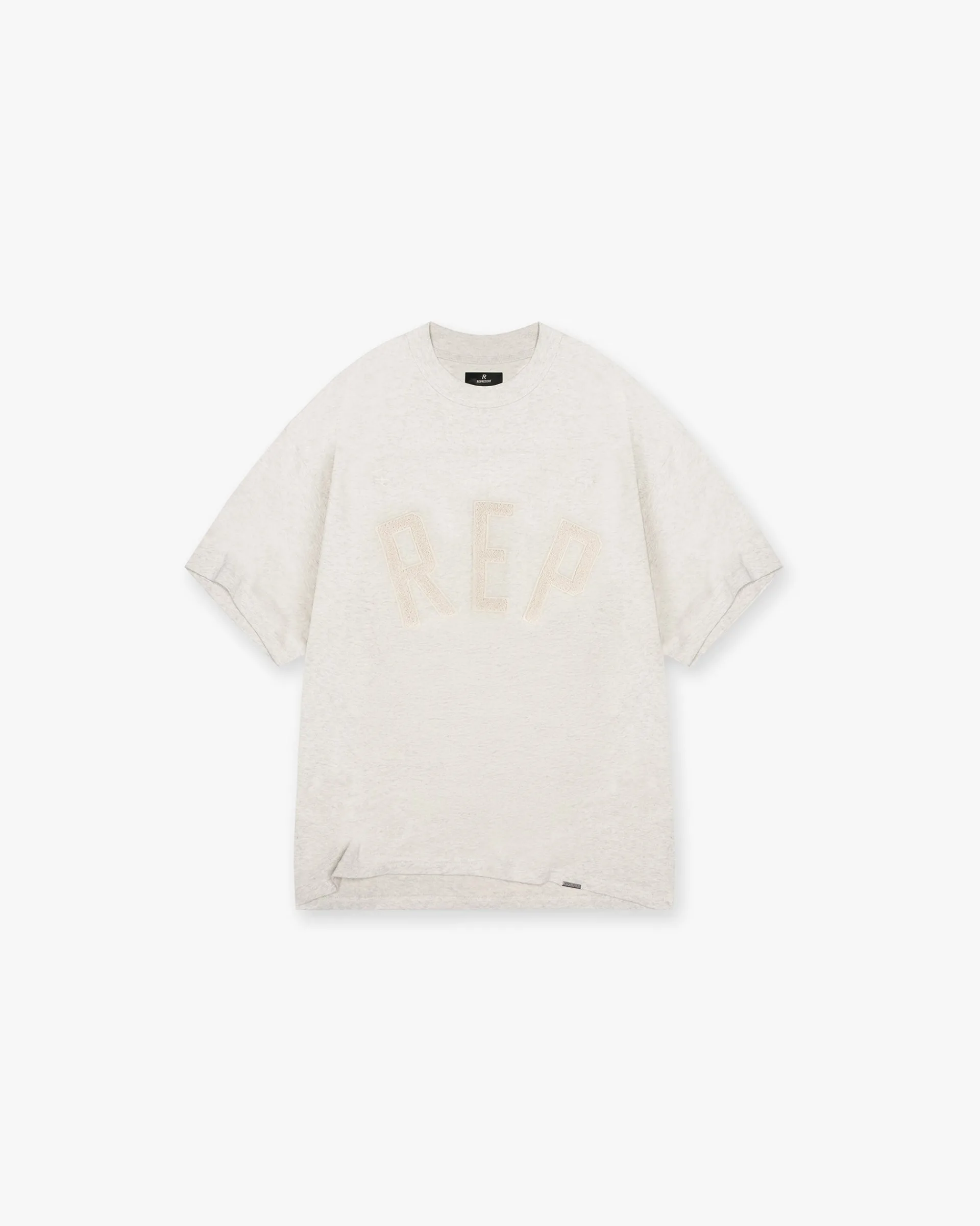 Represent Rep Applique T-Shirt - Cream Marl> T-Shirts