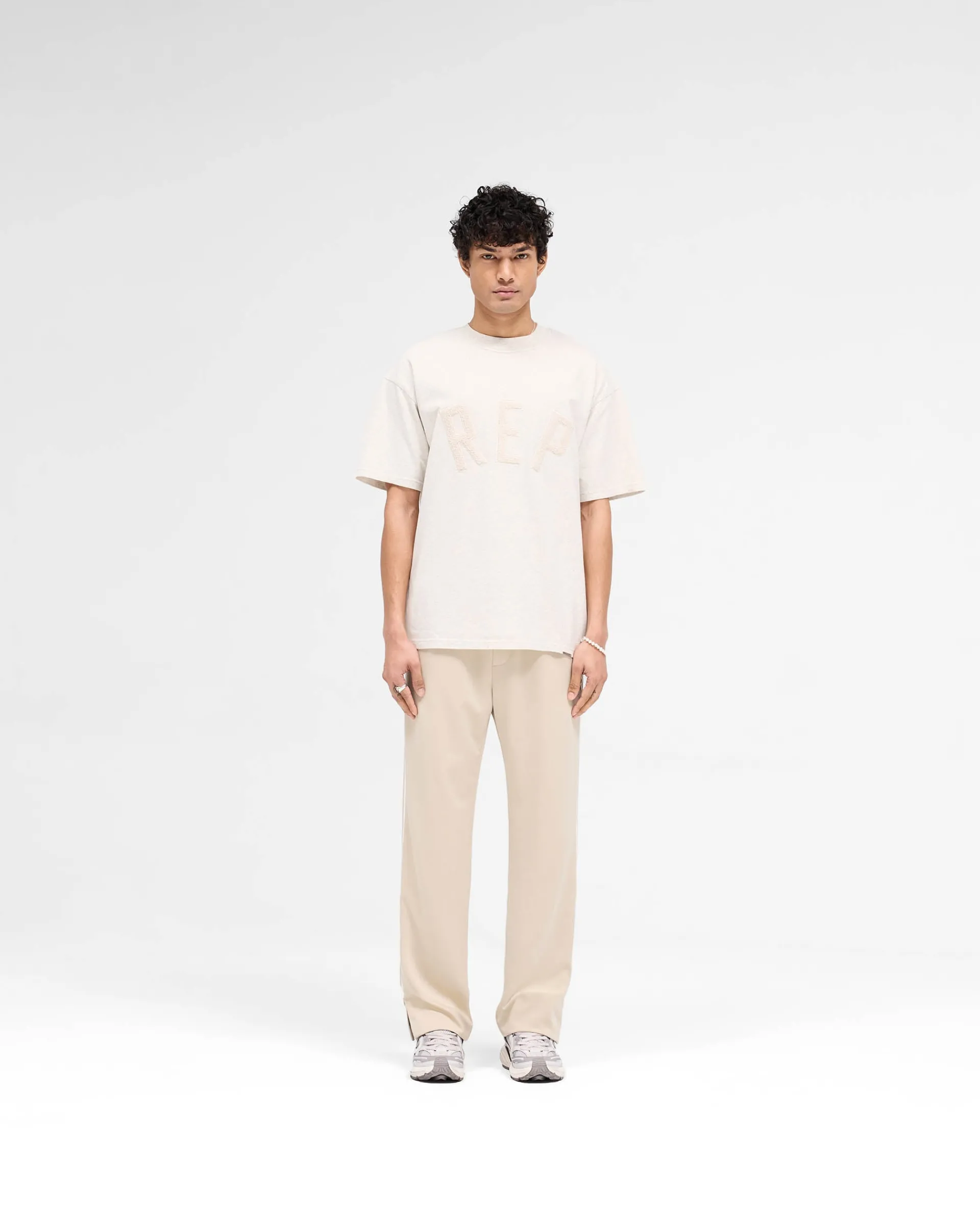 Represent Rep Applique T-Shirt - Cream Marl> T-Shirts