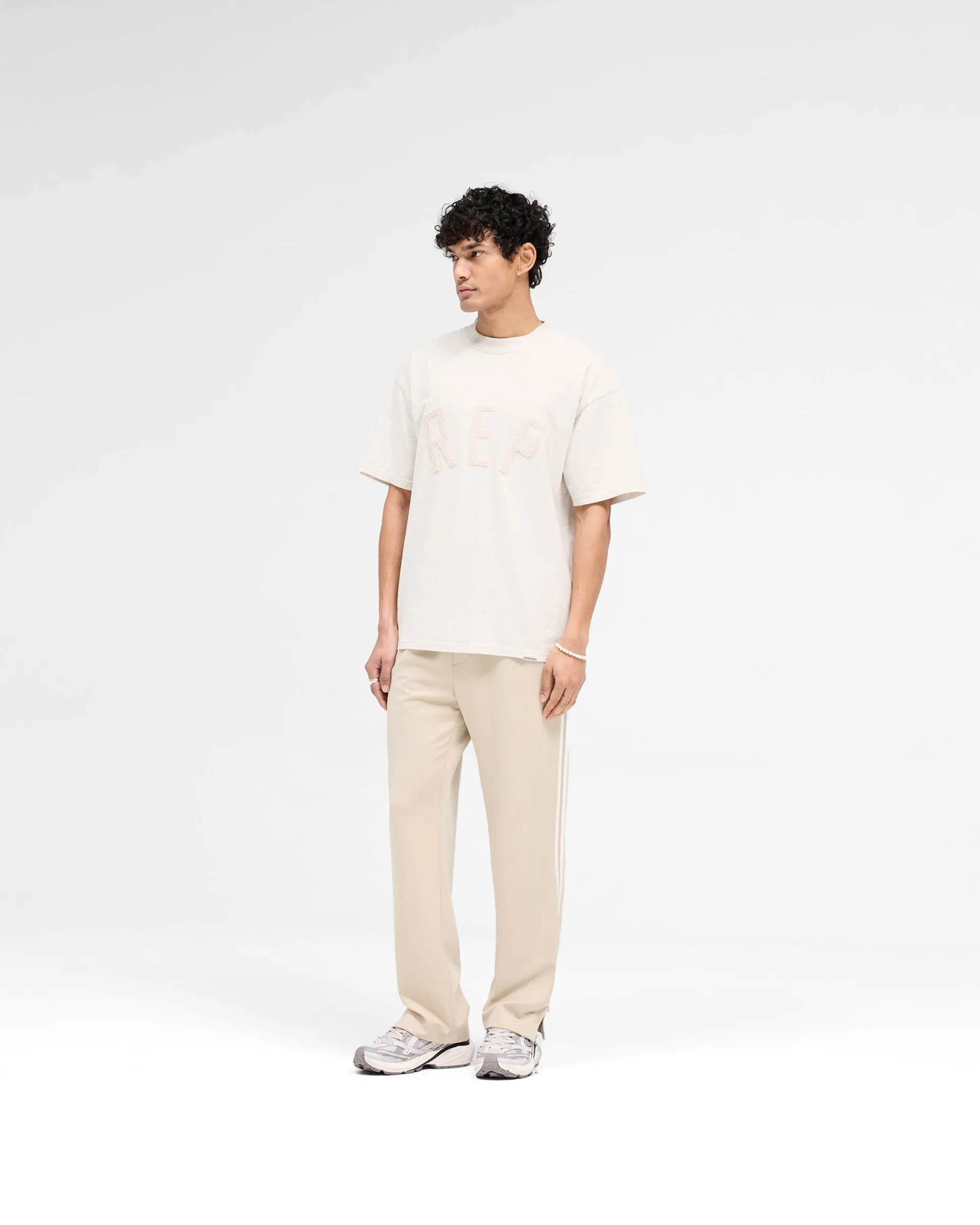 Represent Rep Applique T-Shirt - Cream Marl> T-Shirts