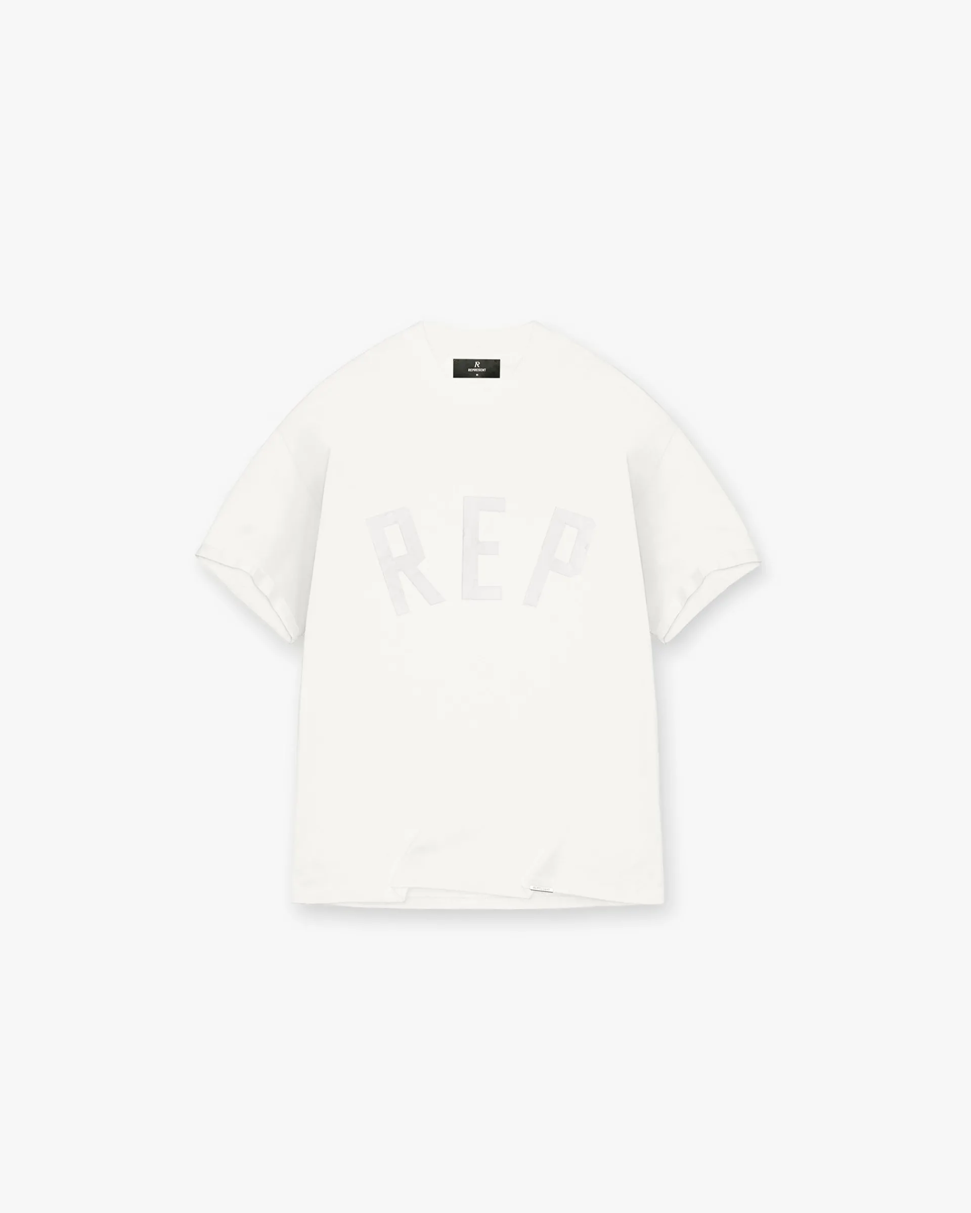 Represent Rep Applique T-Shirt - Flat White> T-Shirts