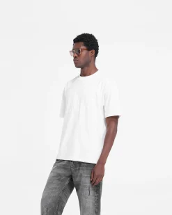 Represent Rep Applique T-Shirt - Flat White> T-Shirts
