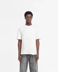 Represent Rep Applique T-Shirt - Flat White><noscript><img width=