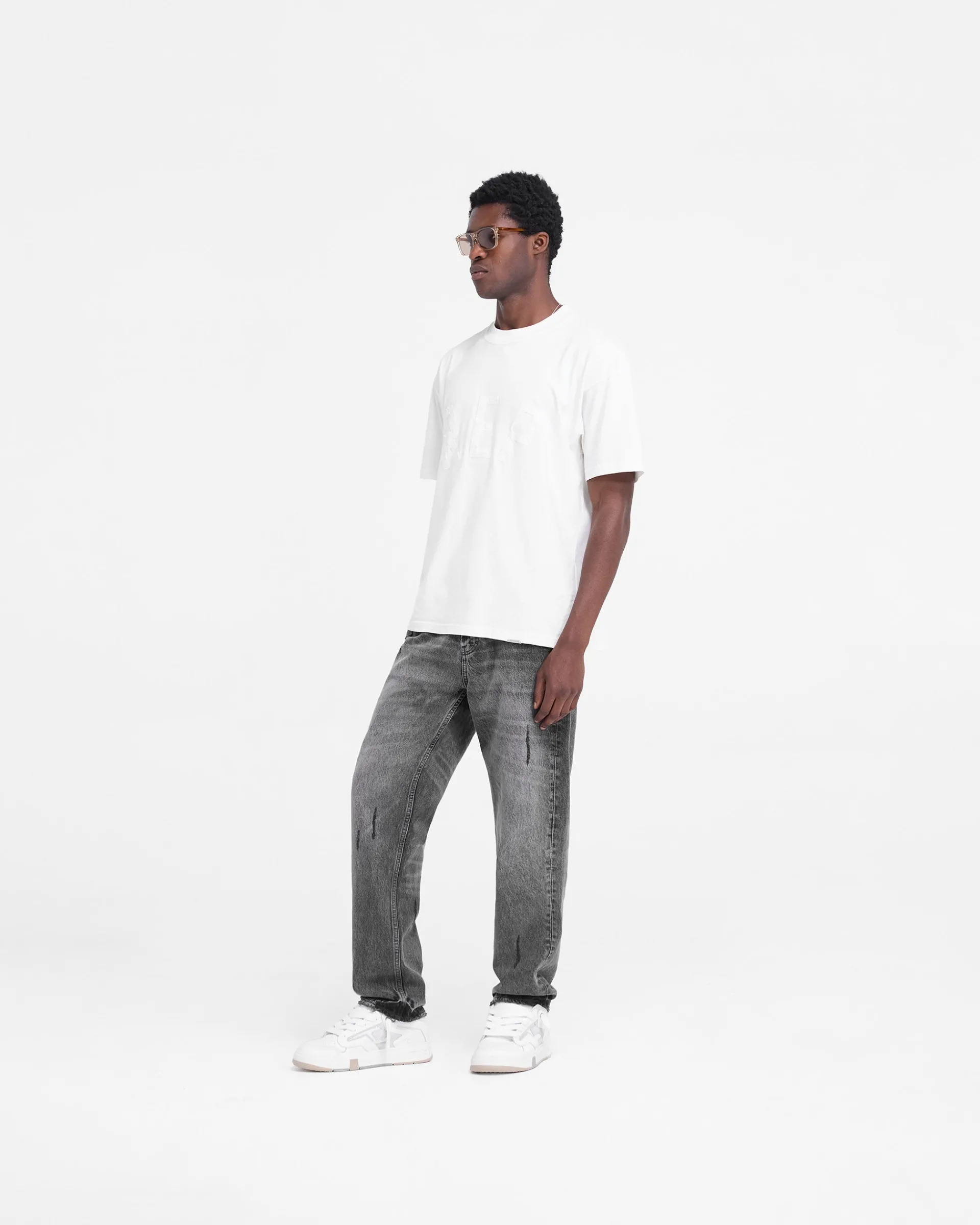 Represent Rep Applique T-Shirt - Flat White> T-Shirts