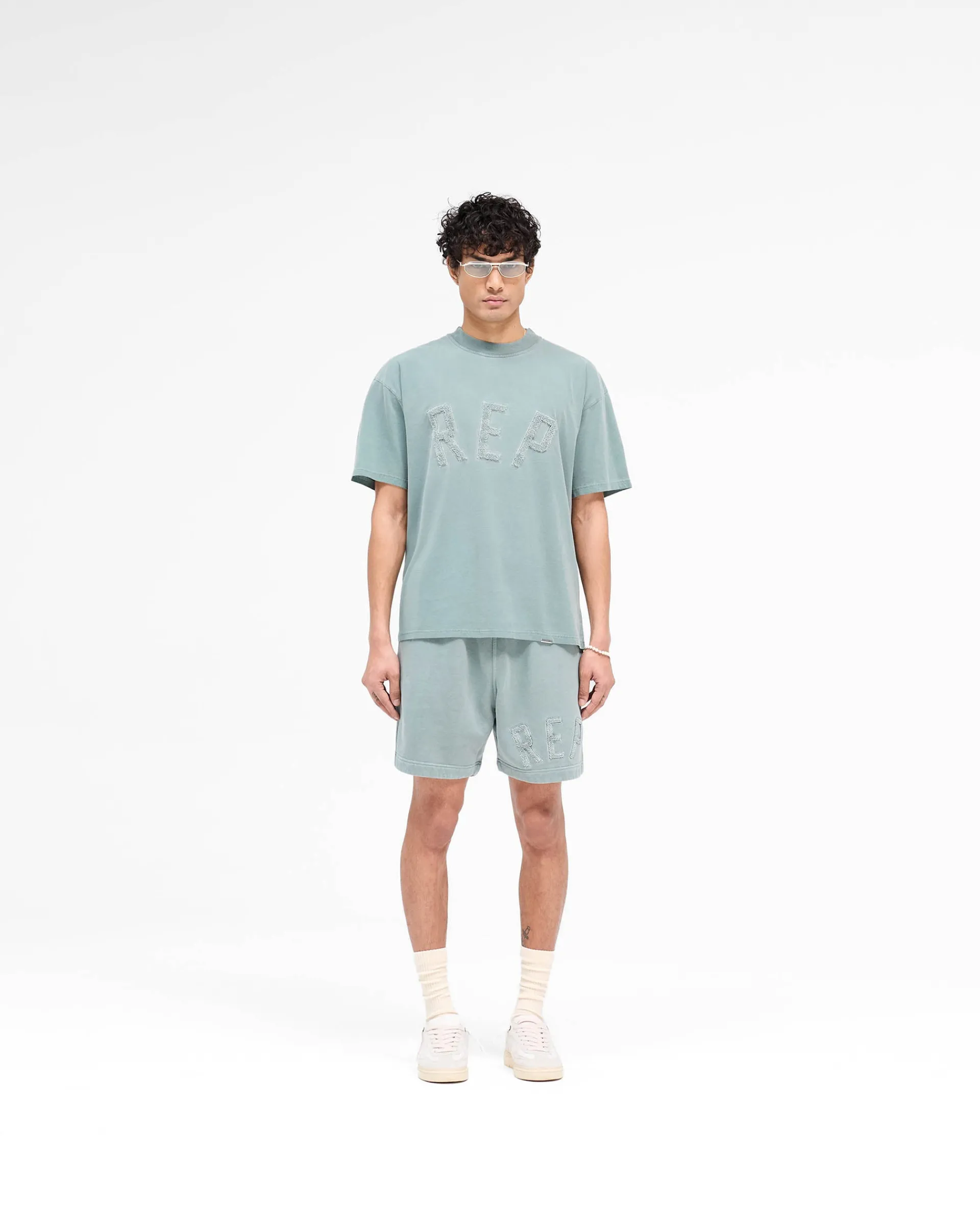 Represent Rep Applique T-Shirt - Forest Green> T-Shirts