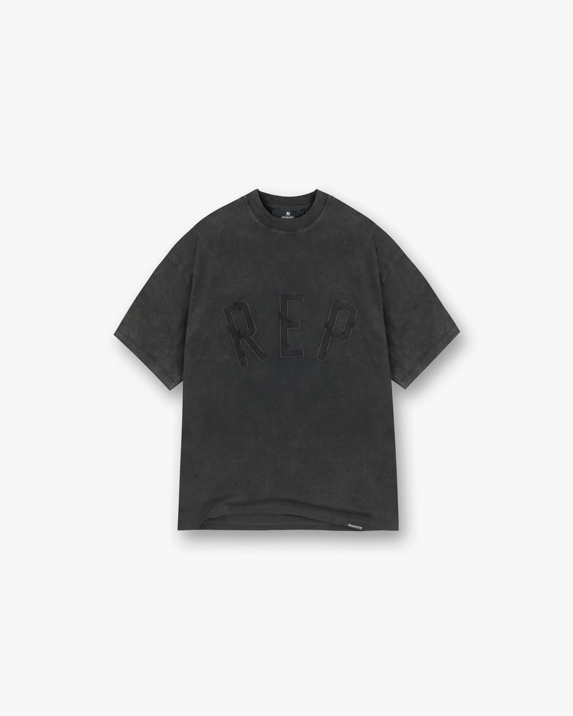 Represent Rep Applique T-Shirt - Vintage Black> T-Shirts