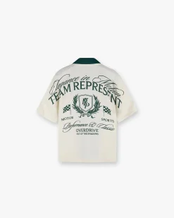 Represent Crest Shirt - Antique White> Shirts