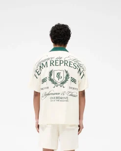 Represent Crest Shirt - Antique White><noscript><img width=