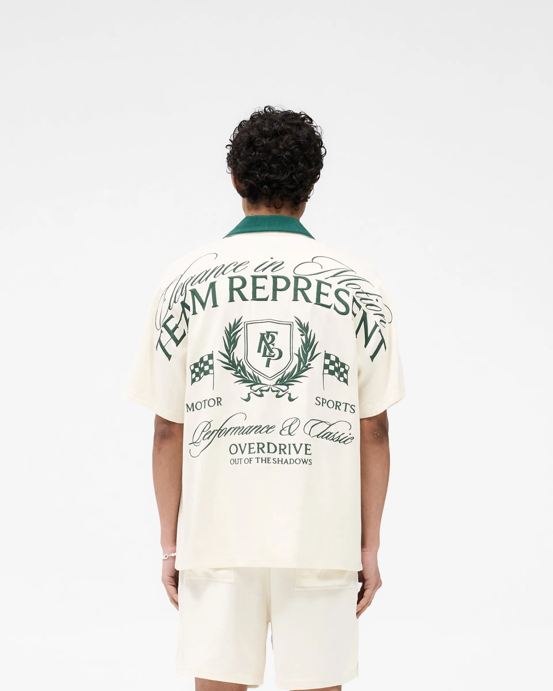 Represent Crest Shirt - Antique White> Shirts