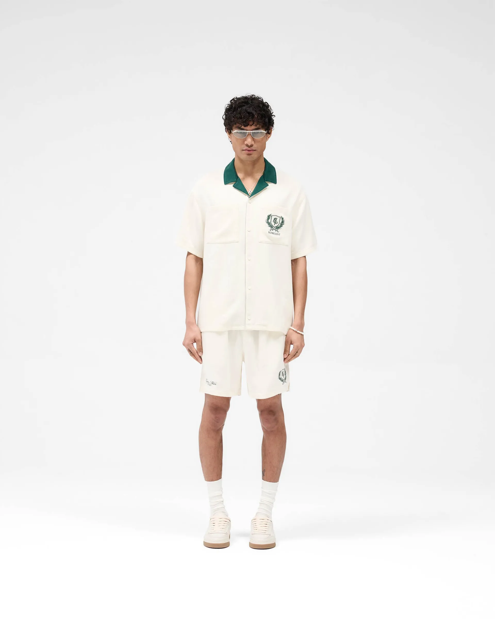 Represent Crest Shirt - Antique White> Shirts