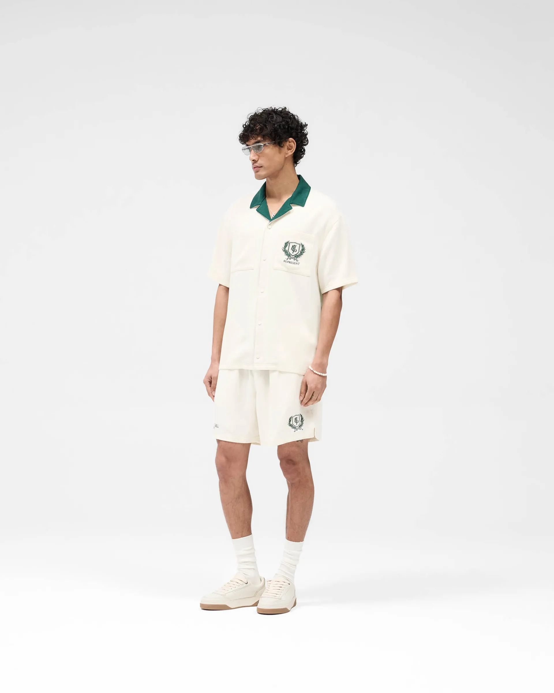 Represent Crest Short - Antique White> Shorts