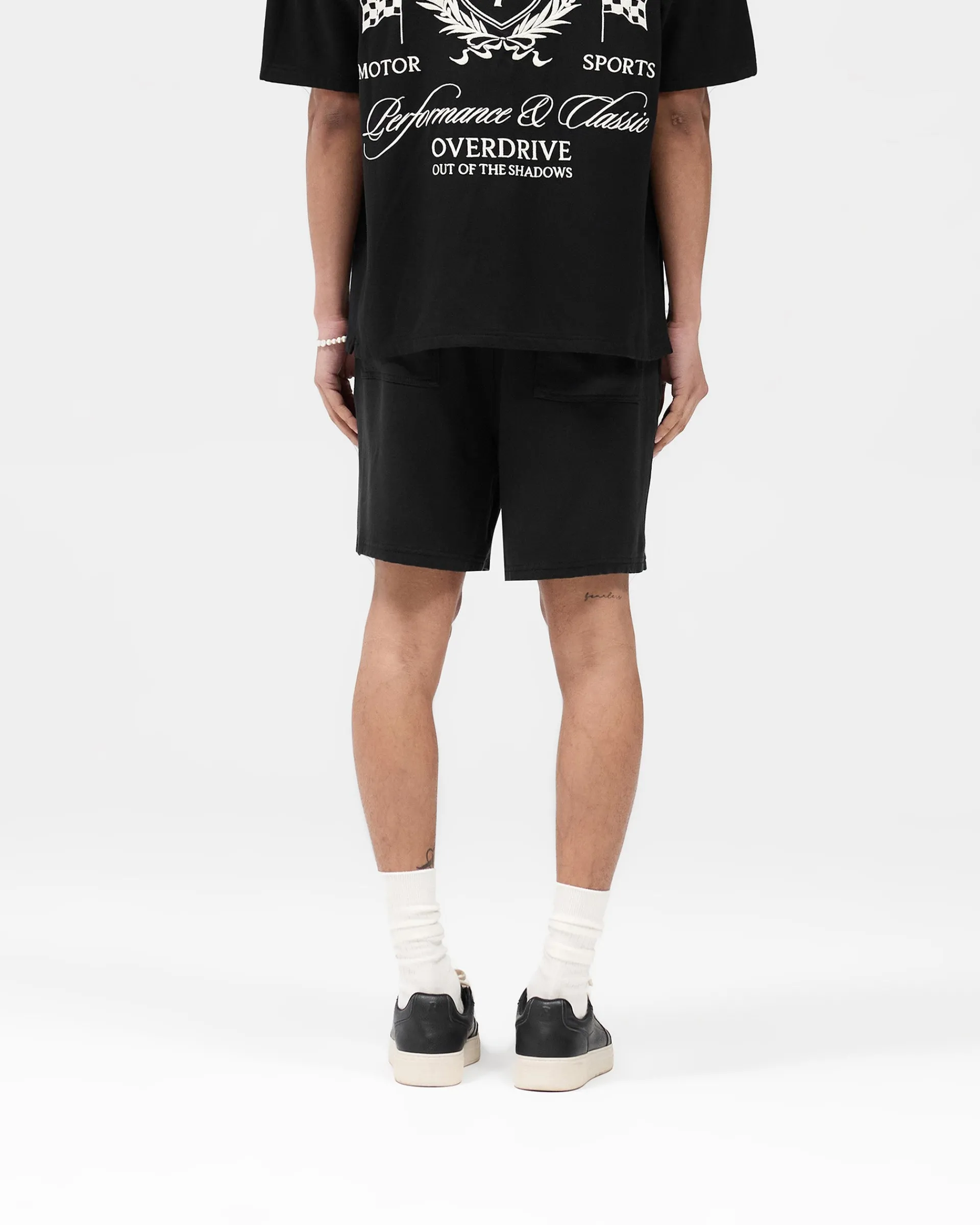 Represent Crest Short - Jet Black> Shorts