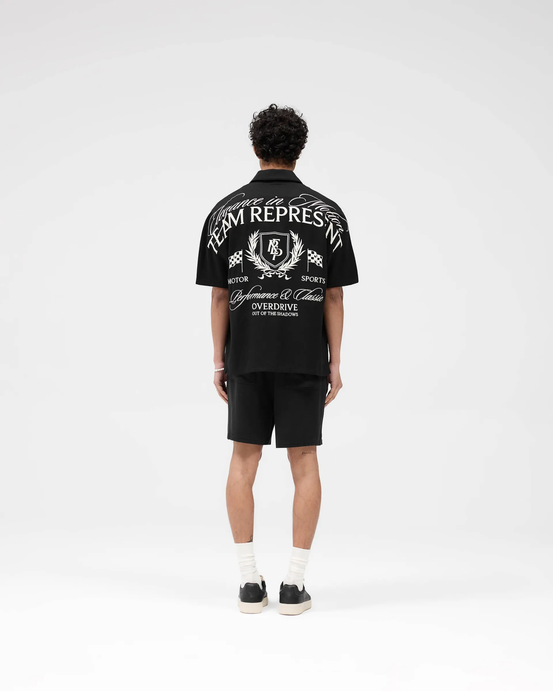 Represent Crest Short - Jet Black> Shorts